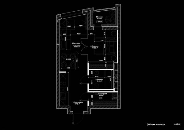 Hình ảnh nội thất chung cư đẹp dưới 45m2