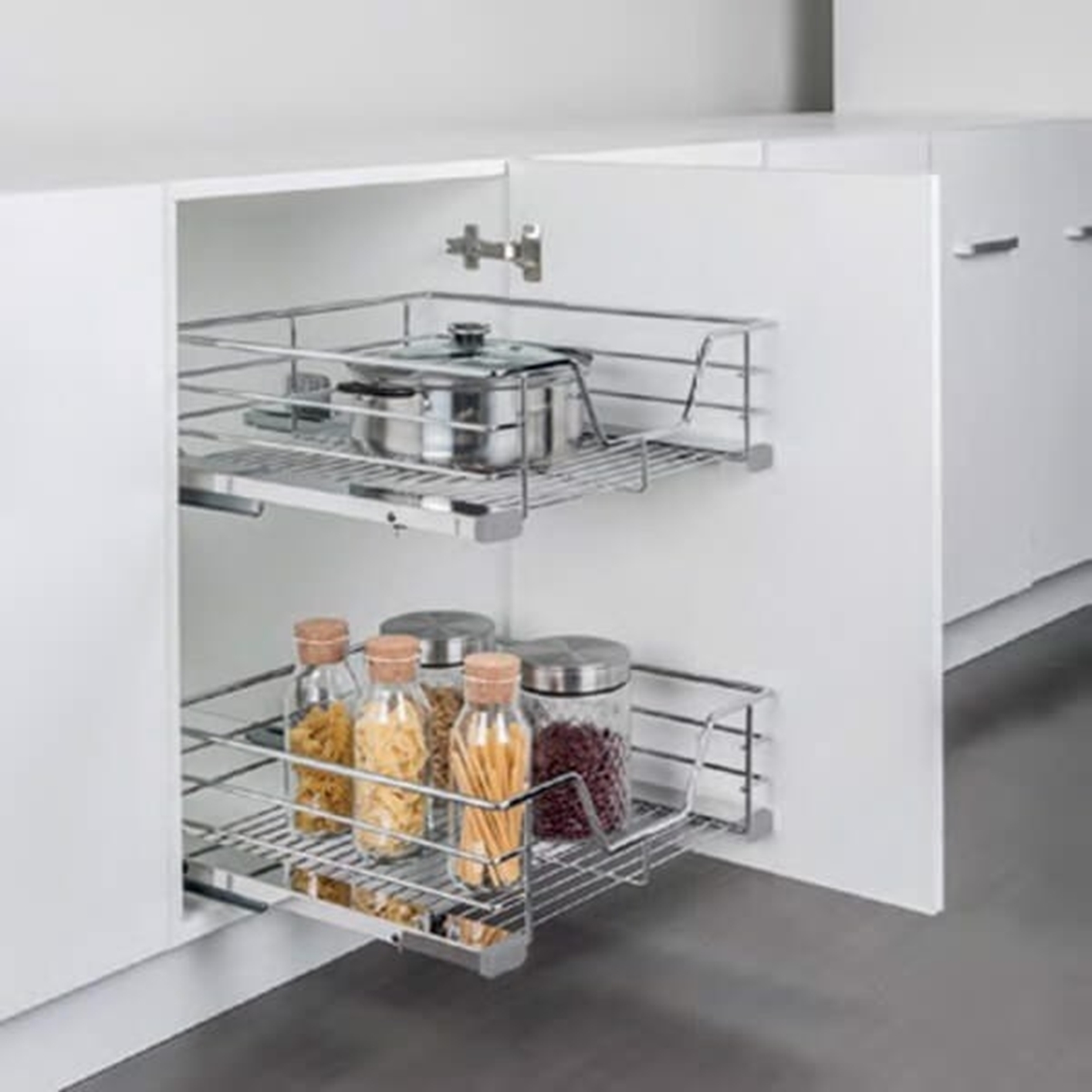 Hình ảnh của Bộ rổ kéo Hafele 549.03.134 cho tủ bếp dưới rộng 600mm