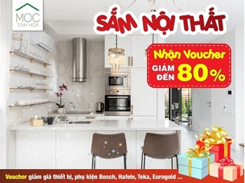 Chương trình khuyến mãi khủng sắm nội thất nhận Voucher giảm giá đến 80%