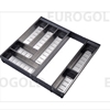 Hình ảnh của Khay chia thìa dĩa inox 304 mỏ rộng Eurogold E0645E