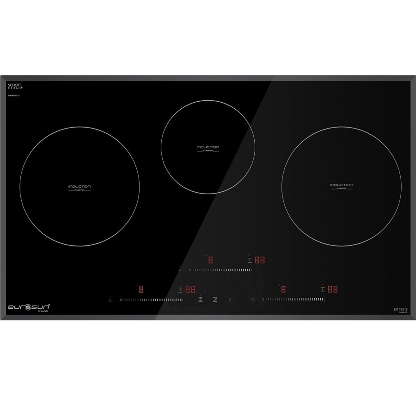 Bếp từ 3 vùng nấu Eurosun EU-T386Max