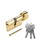 Ruột khóa 1 đầu chìa, 1 đầu vặn Hafele 916.96.664, 71mm Đồng thau