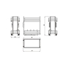 Bộ rổ gia vị Hafele Omero 549.20.825 400mm